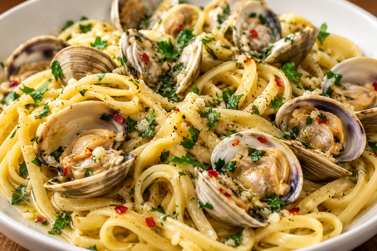Clams Linguine